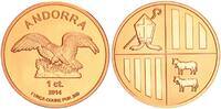Andorra 1 ct 1 UNZE 999 KUPFER EAGLE -