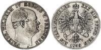 1 Taler 1859 A Preußen Friedrich Wilhelm IV. ss/ss+,leichte Tönung