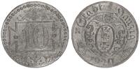 Polen / Danzig 10 Pfennig Fälschung in Blei-Zinn Legierung -