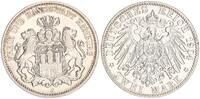 Hamburg 2 Mark Stadtwappen -