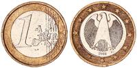1 Euro Probe 2002 F Deutschland BRD drehende Sterne - Sehr selten ss-vz