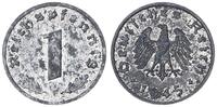 1 Pfennig 1945 F Deutschland / Alliierte Besetzung J.373 b prägefrisch ,Zinkpatina
