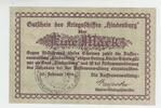 Deutschland 1 Mark Schiffsgeld Deutschland, 1 Mark Schiffsgeld Kriegsschiff Hindenburg -