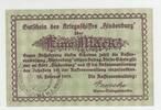 Deutschland 1 Mark Schiffsgeld Deutschland, 1 Mark Schiffsgeld Kriegsschiff Hindenburg -