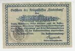 Deutschland 5 Mark Schiffsgeld Deutschland, 5 Mark Schiffsgeld Kriegsschiff Hindenburg -