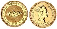 Australien 25 Dollar Gold 1/4 Unze, ,Australien Nugget -