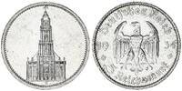 Drittes Reich 5 Mark Garnisonkirche ohne Datum J.357 -