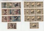 10 Notgeldscheine 1922 Deutschland / Rathenow, Brandenburg Deutschland / Rathenow, 10 Notgeldscheine, 1922 kassenfrisch