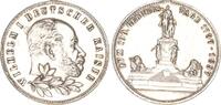 Kaiserreich/Preussen Silbermedaille : Kaiser Wilhelm I. 100.Geb. Gedenkmedaille 100-jährige Geburtstagsfeier Kaiser Wilhelm 1897, versilbert -