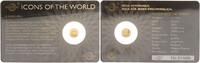 Ruanda 10 FRW Gold Icons of the World Känguru -