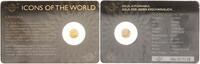 Ruanda 10 FRW Gold Icons of the World Känguru -