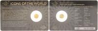 Ruanda 10 FRW Gold Icons of the World Springbock -
