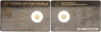 Ruanda 10 FRW Gold Icons of the World Känguru -