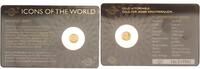 Ruanda 10 FRW Gold Icons of the World Walking Liberty -