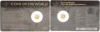 Ruanda 10 FRW Gold Icons of the World Kiwi -