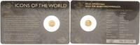 Ruanda 10 FRW Gold Icons of the World Kiwi -