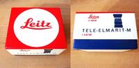 Foto - Originalverpackung unbek. Herst.jahr Deutschland LEICA Originalverpackung Tele-Elmarit-M-11800 (leer, kein Foto-Objektiv)-gepfl., nur leic...