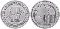 Deutschland / Polen / Getto Litzmannstadt 10 Mark (mit Echtheitszertifikat) Getto Litzmannstadt 10 Mark 1943 Aluminium -