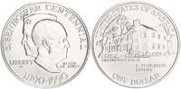 USA 1 Dollar 100. Geburtstag von Dwight D. Eisenhower, Silber, im Etui -