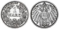 Deutsches Kaiserreich 1 Mark Silber Kursmünze J.17 -