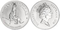 Australien 1 Dollar Känguru, 1 Unze Feinsilber -