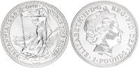 England 2 Pounds Elisabeth II., Britannia, 1 Unze Feinsilber -