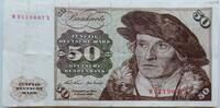 50 DM 2.1.1970 BRD Deutsche Bundesbank, Serie M/X stärkere Knicke, gebraucht
