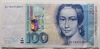 100 DM 1996 Deutschland, BRD Serie KL/Y, Clara Schumann gebraucht