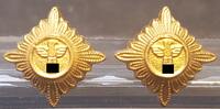   3. Reich 2 Sterne für Kragenspiegel NSDAP Adler mit HK mit Herst. guter - sehr guter Zustand