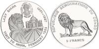 Kongo 5 Francs Indienreise von Lady Diana -