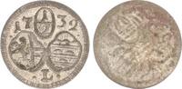Salzburg, Erzbistum - Altdeutschland 1/2 Kreuzer Leopold Anton Eleutherius von Firmian (1727-1744) -