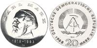 Deutschland / DDR 20 Mark Silber Karl Marx -