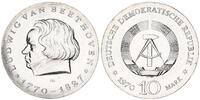 Deutschland - DDR 10 Mark Silber Ludwig von Beethoven -