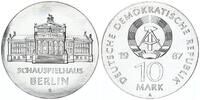 Deutschland - DDR 10 Mark Silber Schauspielhaus Berlin -