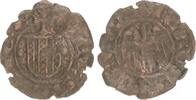 Mittelalter - Italien - Sizilien Denaro Italien, Sizilien Denaro Alfons von Aragon 1416-1458 -