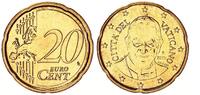 Vatikan 20 Cent Kursmünze Papst Franziskus -