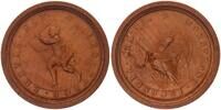 Deutschland-Augsburg Brettstein/Medaille Brettstein aus hellem Holz -