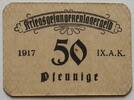 Güstrow, Mecklenburg 50 Pfennige IX. A.K. (Armeekorps), Notgeld, Kriegsgefangenenlagergeld -