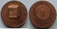 Helmut König Kupfer-Medaille auf Währungsunion und Freie Wahlen -