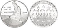 Frankreich 100 Francs Kleine Meerjungfrau, Kopenhagen Silber -