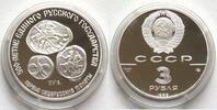 Russland, Sowjetunion 3 Rubel Kopeke, Denga, Poluschka (16 Jhr.) -