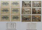 Ruhla, Thüringen 6 x 50 Pfennig Stadt, Notgeld, Us. Theob. Hoppert, kpl. Satz, mit Begleitheft -