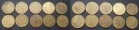 Weimarer Republik Lot 10 x 50 Rentenpfennig -