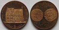 Helmut König Medaille 700 Jahre Neustadt an der Orla, Rathaus, Kipperdreier der Münzstädte Neustadt -