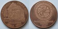 DDR Kupfermedaille Betriebsfestsp. Gemeindeverb. Ruhla, Fachgruppe Numismatik Seebach, Rathaus Thal -