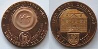 Helmut König Kupfermedaille 1050 Jahre Derenburg, Regenstein Brakteat -