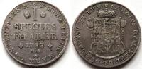 Braunschweig-Wolfenbüttel 1 Konventionstaler / Speciestaler Herzog Karl Wilhelm Ferdinand (1780-1806) -