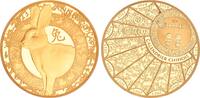 Frankreich 50 Euro Gold Jahr des Hasen, 1/4oz Auflage 888 Stück !!! -