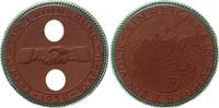 Porzellanmedaille (Meißen) 1938 Drittes Reich Auf die Angliederung der Ostmark prägefrisch