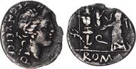 Antike / Römische Republik Quinar Silber C. Egnatuleius C.f. -